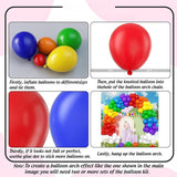 Rainbow Balloon Arch Kit 211pcs Colorful Garland Balloons Cinco De Mayo Pool Party Decorations
