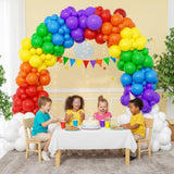 Rainbow Balloon Arch Kit 211pcs Colorful Garland Balloons Cinco De Mayo Pool Party Decorations