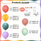 Boho Rainbow Balloon Arch Kit: Dusty Pink, Sage Green, Slate Blue Party Decorations