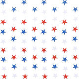 8 Pack Patriotic Star Streamers Banner Red White Blue Hanging Garland