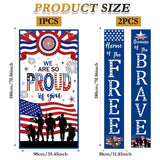 Patriotic Door Banner Set We Are So Proud of You Military Décor