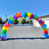 Rainbow Balloon Arch Kit: Red, Blue, Green, Yellow Party Balloons for Celebrations