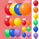 Rainbow Balloon Arch Kit: 142pcs Party Garland for Cinco De Mayo Decoration