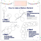 Dia de Muertos Balloon Arch Kit: Sugar Skull, Cactus, Fiesta Balloons
