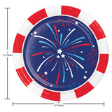 Lady Liberty Party Supplies Set for 16 Guests Plates Napkins Patriotic