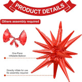 22 Inch Patriotic Explosion Star Foil Balloons Red Blue Party Decor