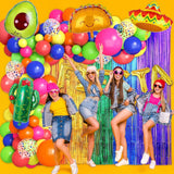 Fiesta Taco Balloon Arch Kit: Mexican Party Decorations, Cinco de Mayo Birthday Backdrop