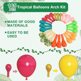 Tropical Balloon Arch Garland Kit: Pineapple Flamingo Luau Party Decorations