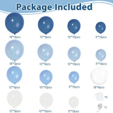 Dusty Blue Balloon Arch Kit Pastel Blue White Garland Party Decor