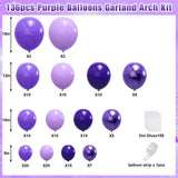 Purple Balloon Arch Kit Dark Purple Balloons Birthday Wedding Party Decor