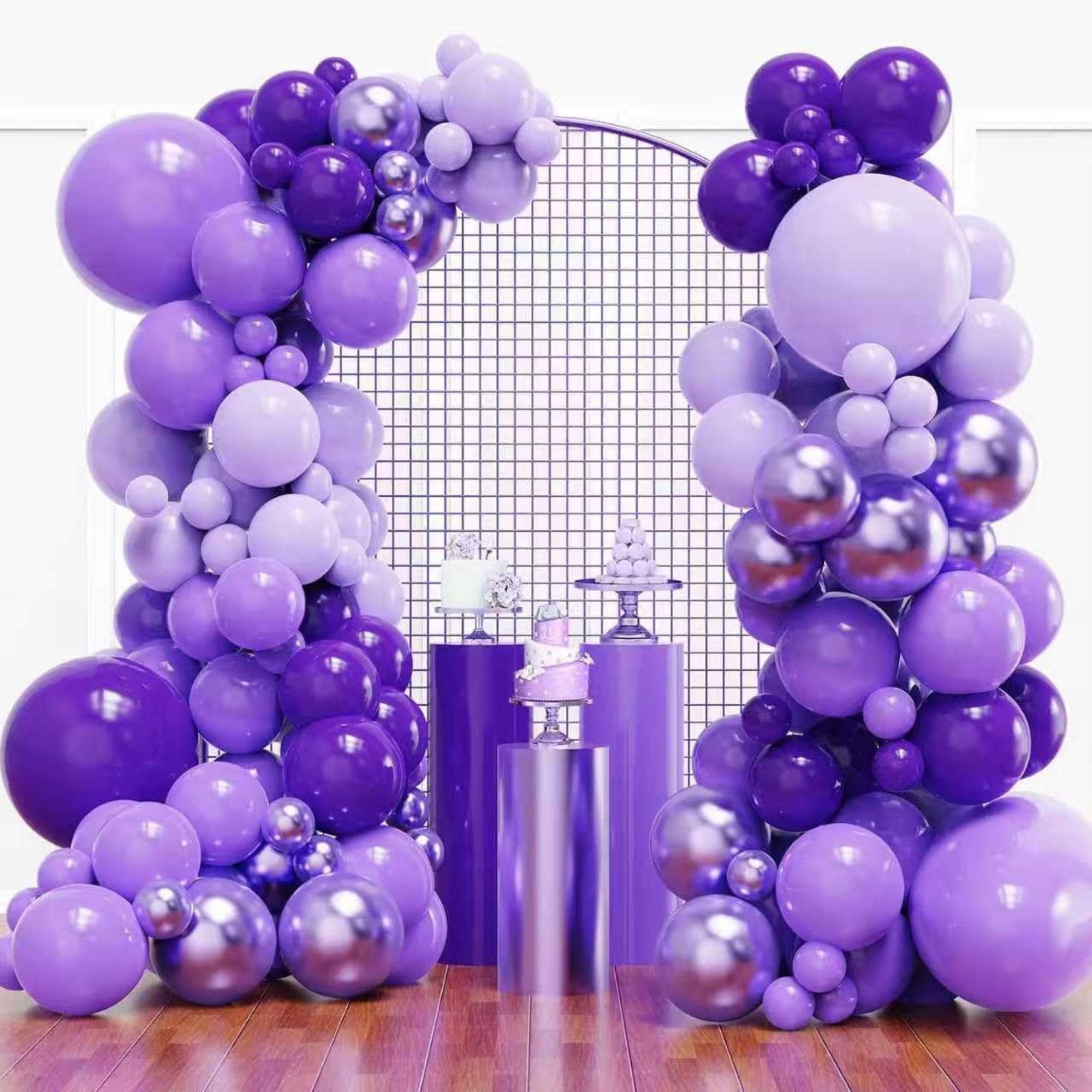 Purple Balloon Arch Kit Dark Purple Balloons Birthday Wedding Party Decor
