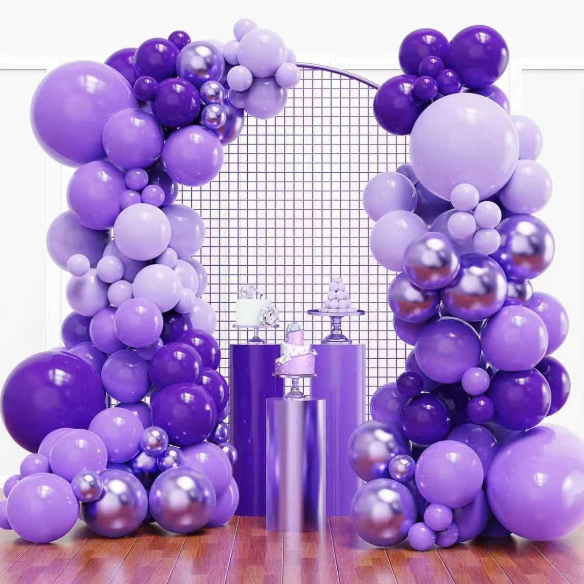 Purple Balloon Arch Kit Dark Purple Balloons Birthday Wedding Party Decor