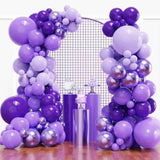 Purple Balloon Arch Kit Dark Purple Balloons Birthday Wedding Party Decor