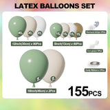 Sage Green Balloon Arch Kit Olive Gold Sand White Balloons Party Decor