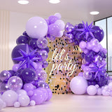 Lavender Purple Balloon Arch Kit 161 Pcs Princess Party Decor Set