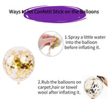 Purple Lavender Balloon Arch Kit 132 Pcs Butterfly Party Decor Set