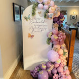Pink Purple Balloon Arch Kit 143 pcs Pastel Lavender Girls Party Decor