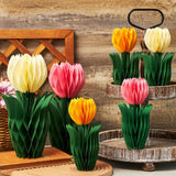 Tulip Honeycomb Centerpieces Set of 12 Spring Table Decor Party