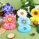 Spring Flower Honeycomb Centerpieces Set of 9 Table Party Decor
