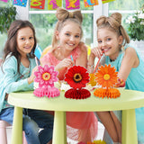 Spring Flower Honeycomb Centerpieces Set of 9 Table Party Decor