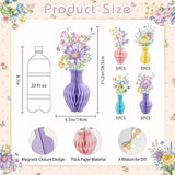 Wildflower Honeycomb Centerpieces Set of 12 Spring Party Table Decor