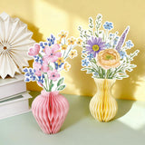 Wildflower Honeycomb Centerpieces Set of 12 Spring Party Table Decor