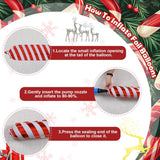 Red Pink White Balloon Arch Garland Kit, Heart Foil Balloons, Romantic Party Decorations