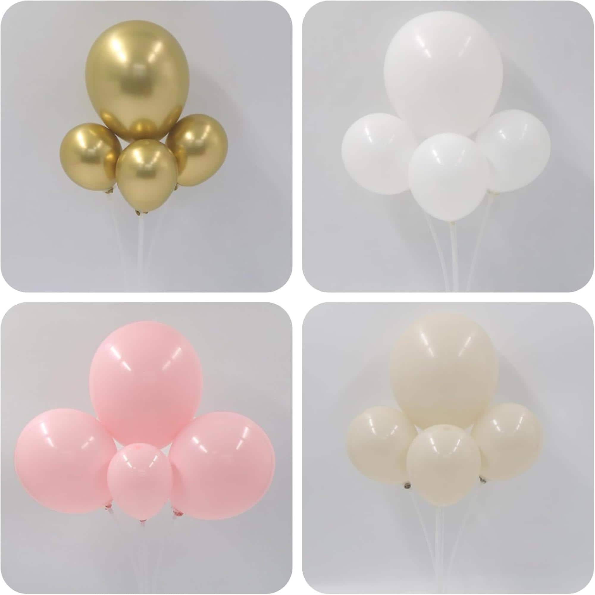 Pink White Gold Balloon Arch Garland Kit, Baby Shower Bridal Party Decor