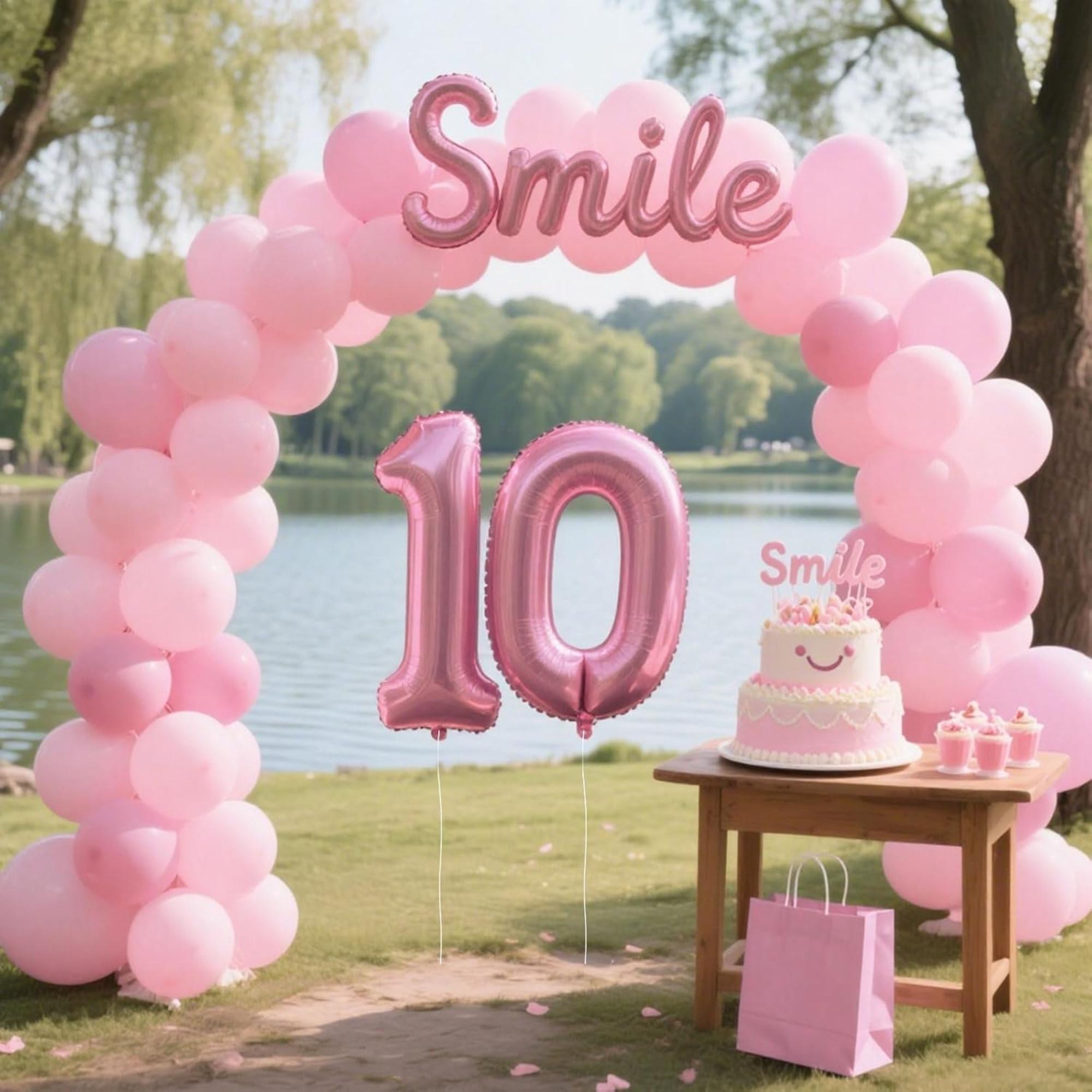 Pastel Pink Balloon Arch Kit, Macaron Garland, Baby Shower Birthday Party Decor