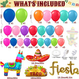 Cinco De Mayo Fiesta Balloon Arch Kit Llama Taco Sombrero Rainbow Party Decor