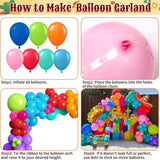 Cinco De Mayo Fiesta Balloon Arch Kit Llama Taco Sombrero Rainbow Party Decor