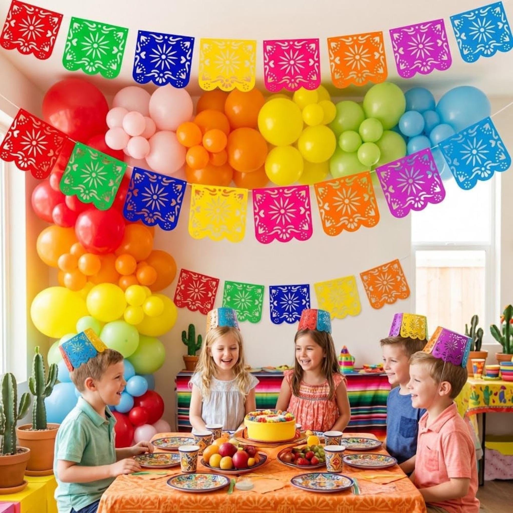 149Pcs Fiesta Balloon Arch Kit Banner Cinco De Mayo Taco Party Decor Set