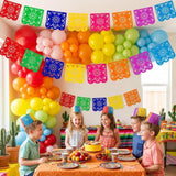 149Pcs Fiesta Balloon Arch Kit Banner Cinco De Mayo Taco Party Decor Set