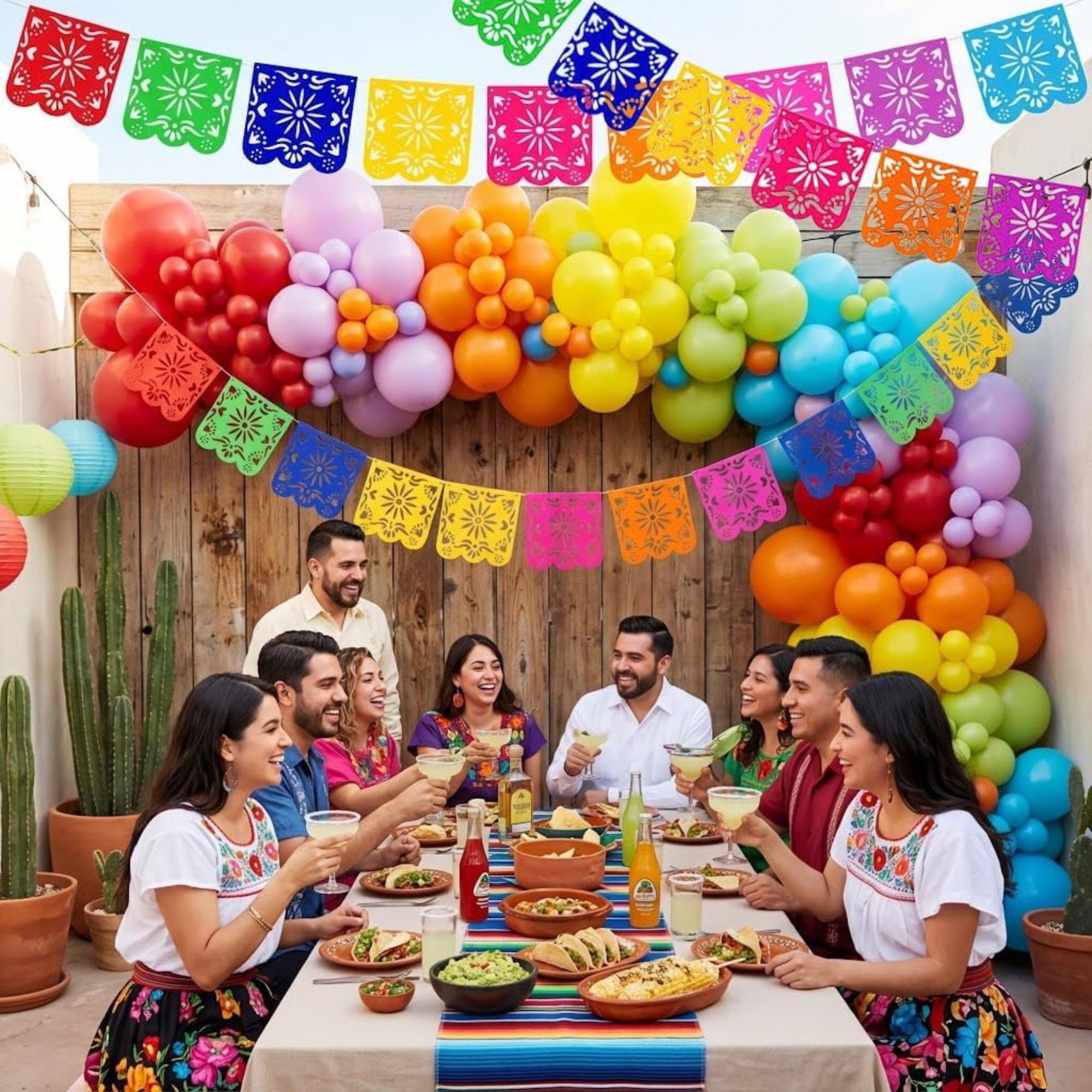 149Pcs Fiesta Balloon Arch Kit Cinco De Mayo Taco Birthday Party Decor Set