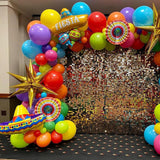 Fiesta Balloon Arch Kit Cactus Llama Loteria Cinco De Mayo Party Decor Set