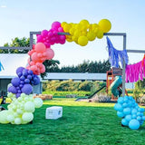 Neon Balloon Arch Garland Kit Rainbow Summer Pool Party Birthday Decor Set