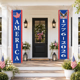 Patriotic Porch Banners: USA 250th Anniversary 1776-2026 Decorations