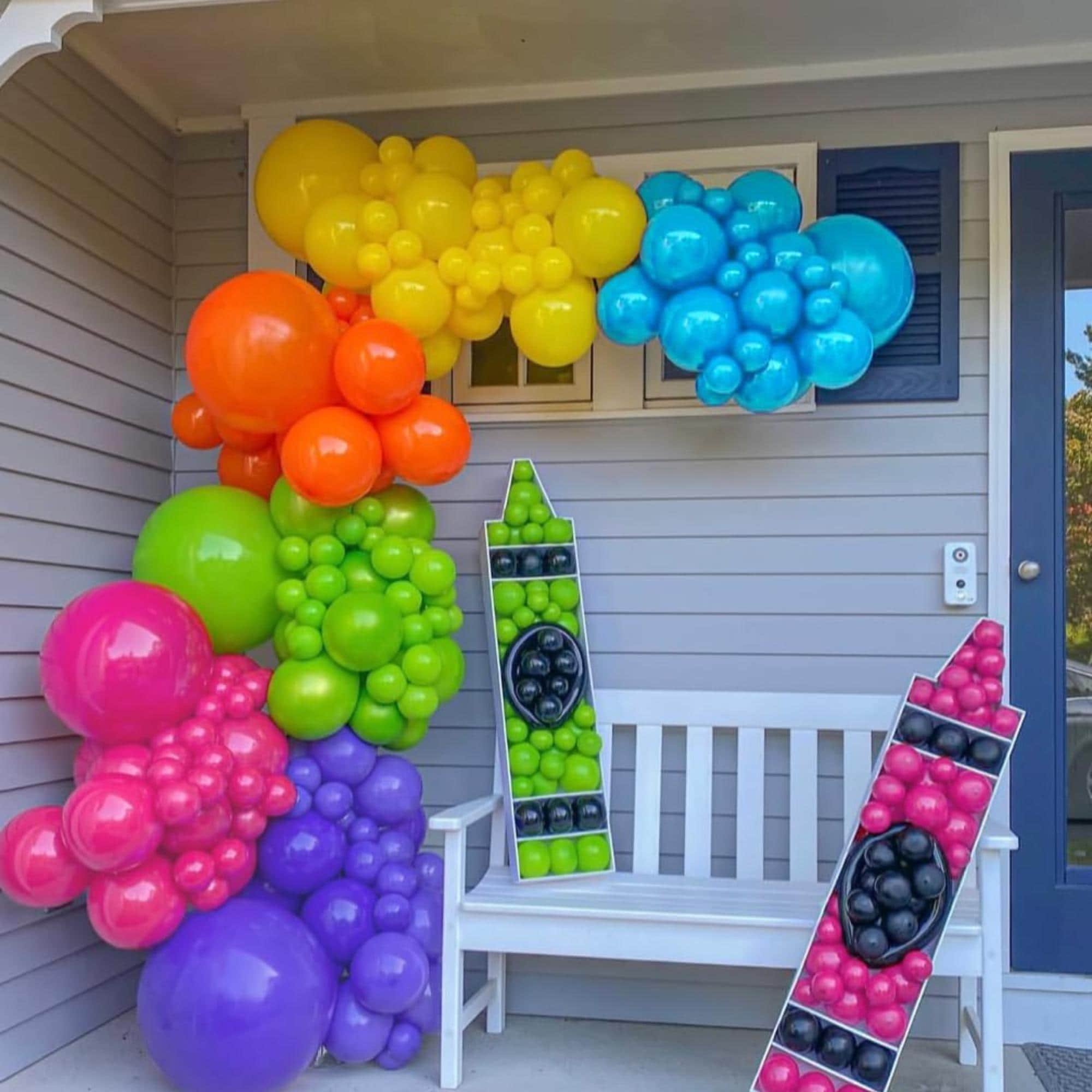 Painting Balloon Garland Arch Kit: Rainbow Art Party Decorations
