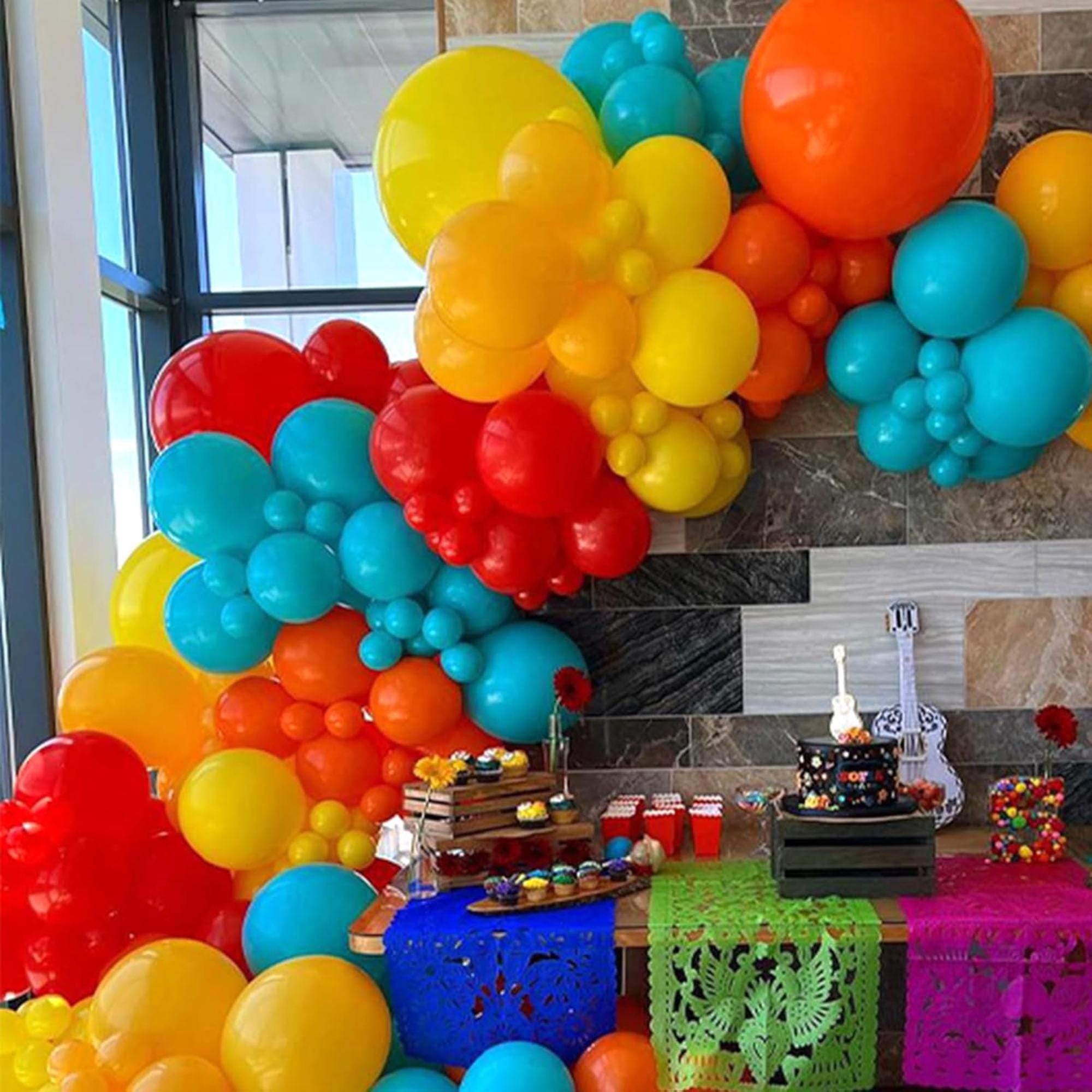 Rainbow Balloon Arch Kit 126pcs Colorful Garland Balloons Wedding Birthday Baby Shower Party Decorations