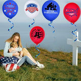 Memorial Day Balloon Decorations Patriotic Star Foil Balloons 4th Of July Party Supplies