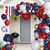 Patriotic Balloon Garland Kit Red White Blue 4th Of July Memorial Day Party Decorations
