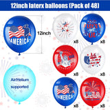 4th Of July Patriotic Balloon Set Red White Blue 250th Anniversary USA Party Decorations