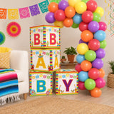 Fiesta Baby Blocks: Mexican Party Decorations for Showers, Birthdays