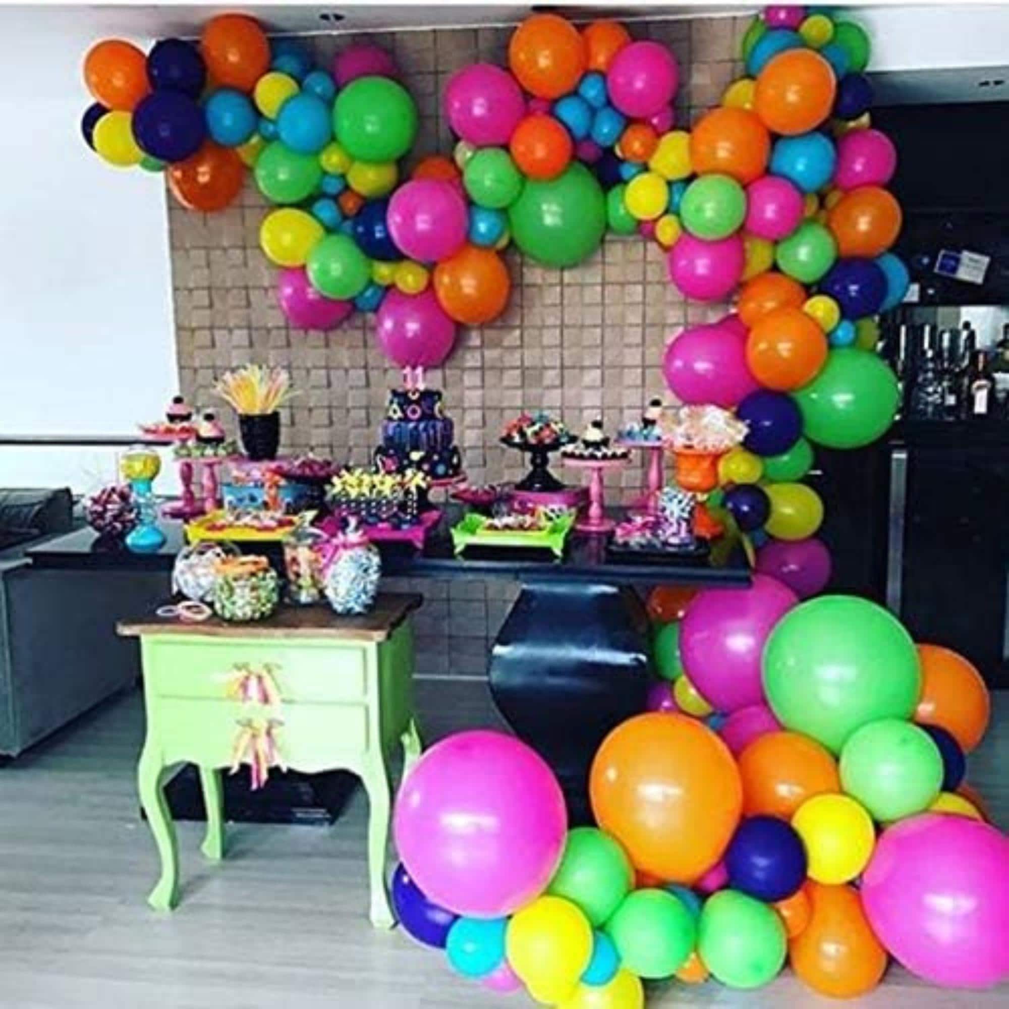 Fiesta Balloon Garland Arch Kit, Mexican Taco Party Decor, Birthday Baby Shower Wedding Balloons
