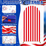 American Flag Arch Cover Backdrop Red White Blue Patriotic Party Decorations