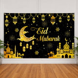 Eid Mubarak Banner Backdrop Ramadan Party Photo Booth Decorations