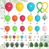 Tropical Balloon Arch Garland Kit: Pineapple Flamingo Luau Party Decorations