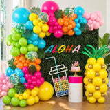 Tropical Balloon Arch Garland Kit: Pineapple Flamingo Luau Party Decorations