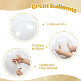 60PCS Gold White Confetti Balloons for Eid Ul Adha Party Decorations