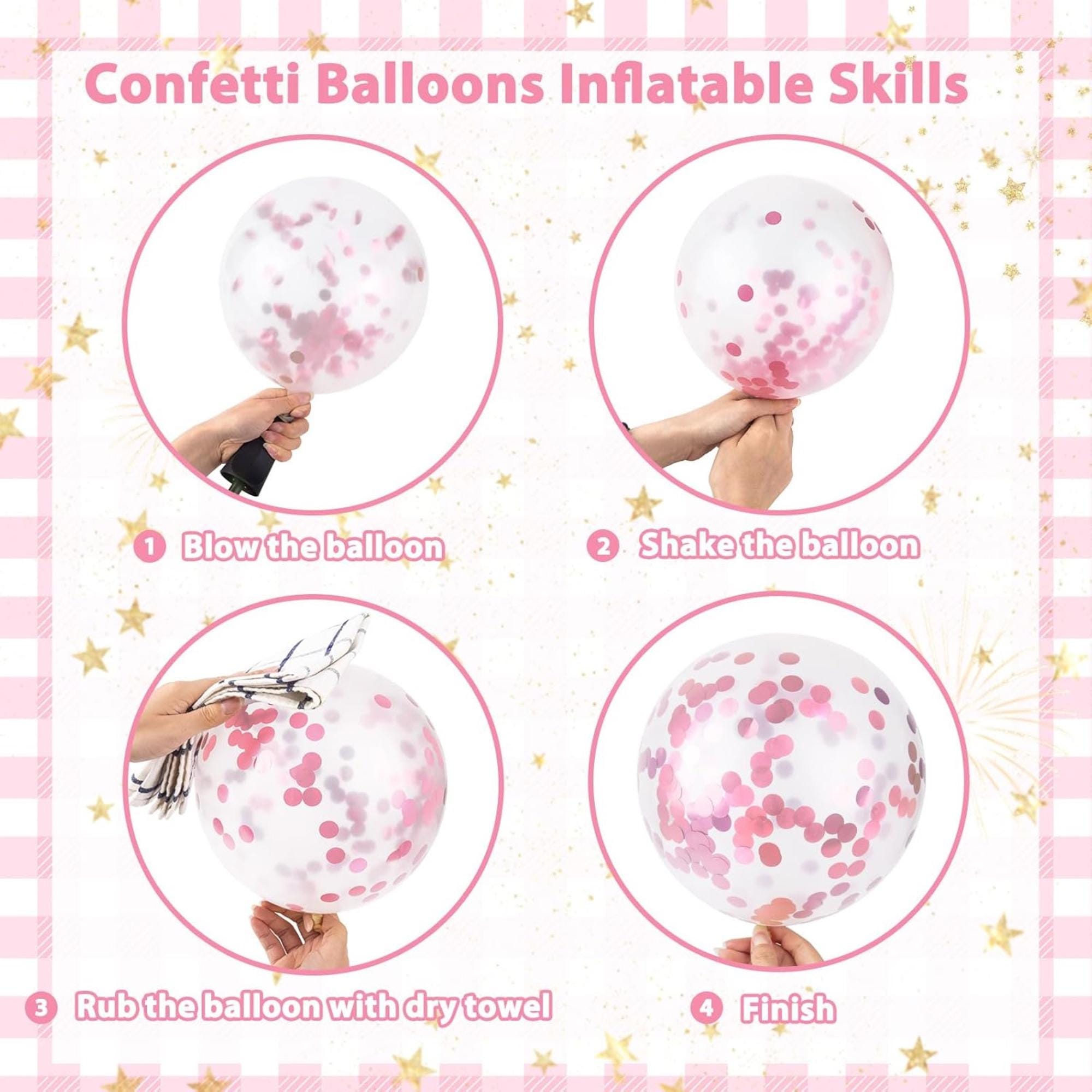 Pastel Pink Gold Heart Balloon Arch Garland Kit, Birthday Wedding Party Decor